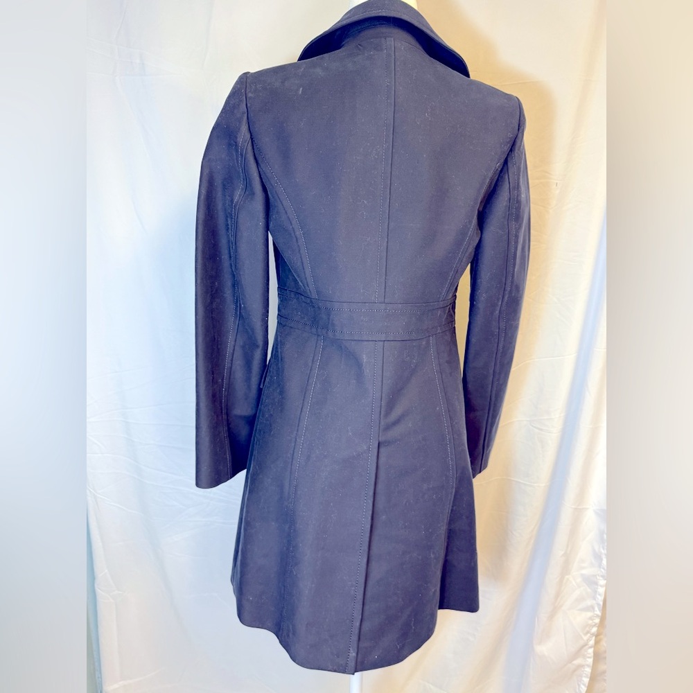 Navy trench by Ann Taylor, size small - Picture 4 of 8